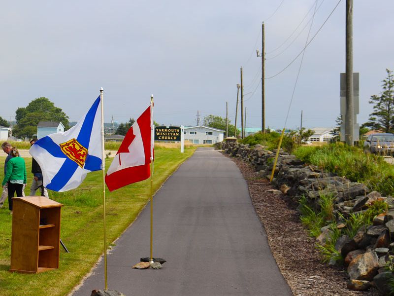 Trail was completed connecting Forest Street to Parade Street. 