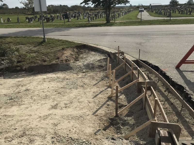 Phase 3 work - adding the extension from the high school up to Haley Road.