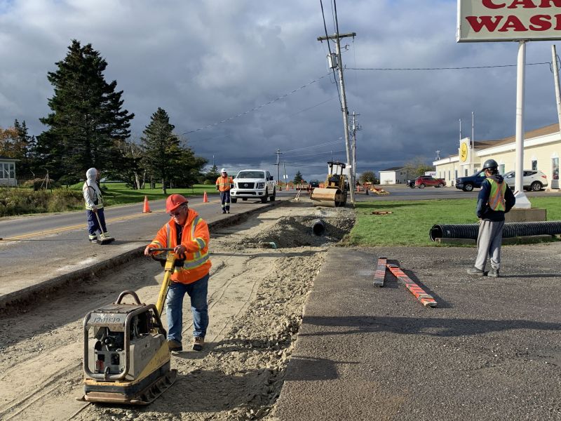 Phase 2 work along Haley Road between Starrs Road and Parade Street.