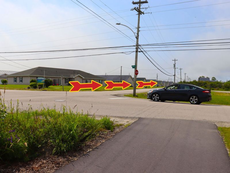 Asphalt multi-use trail will be added between Forest Street and Argyle Street on Haley Road