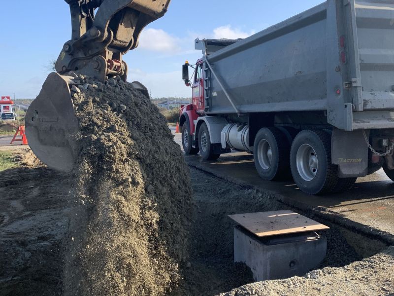 Phase 2 work along Haley Road between Starrs Road and Parade Street.