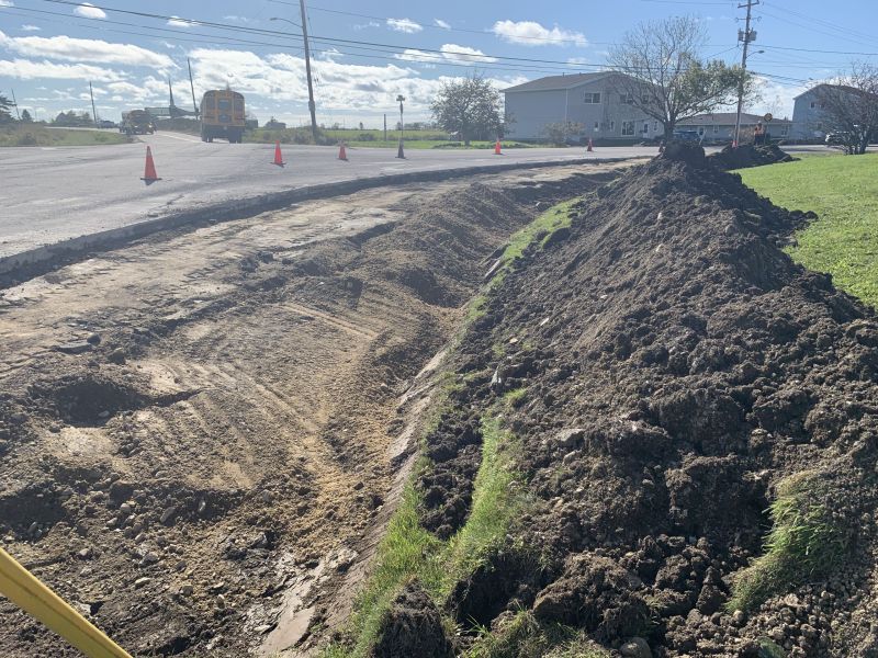 Phase 2 work along Haley Road between Starrs Road and Parade Street.